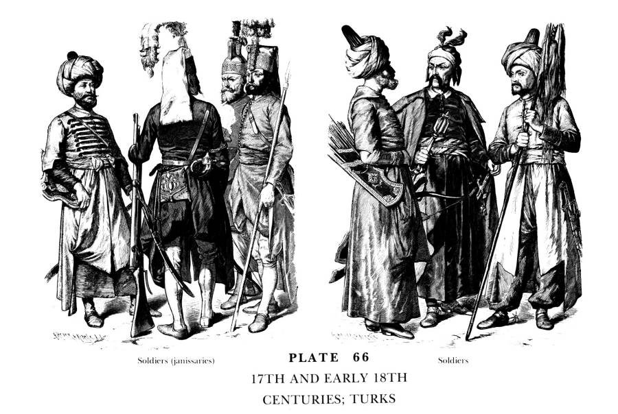 Planche 66b XVIIe et debut XVIIIe Siecles - Turquie - 17Th  and early 18Th centuries - Turks.jpg
